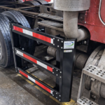 Truck side guard dump truck